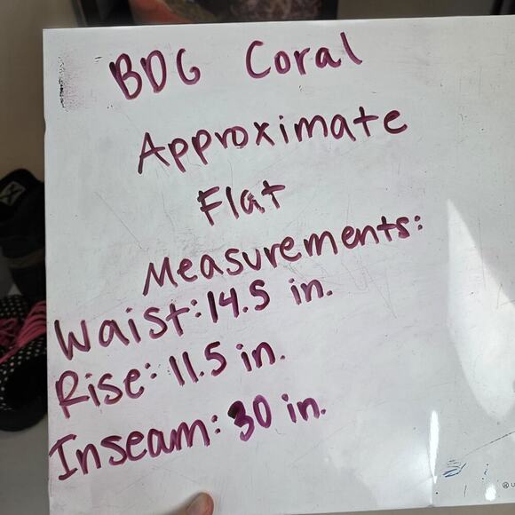 BDG Urban Outfitters Coral Straight Leg Raw Hem Pax Button Fly Jeans Size 29 - Picture 6 of 6